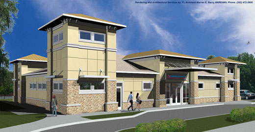 Florida Architect Urgent Care 3D Rendering